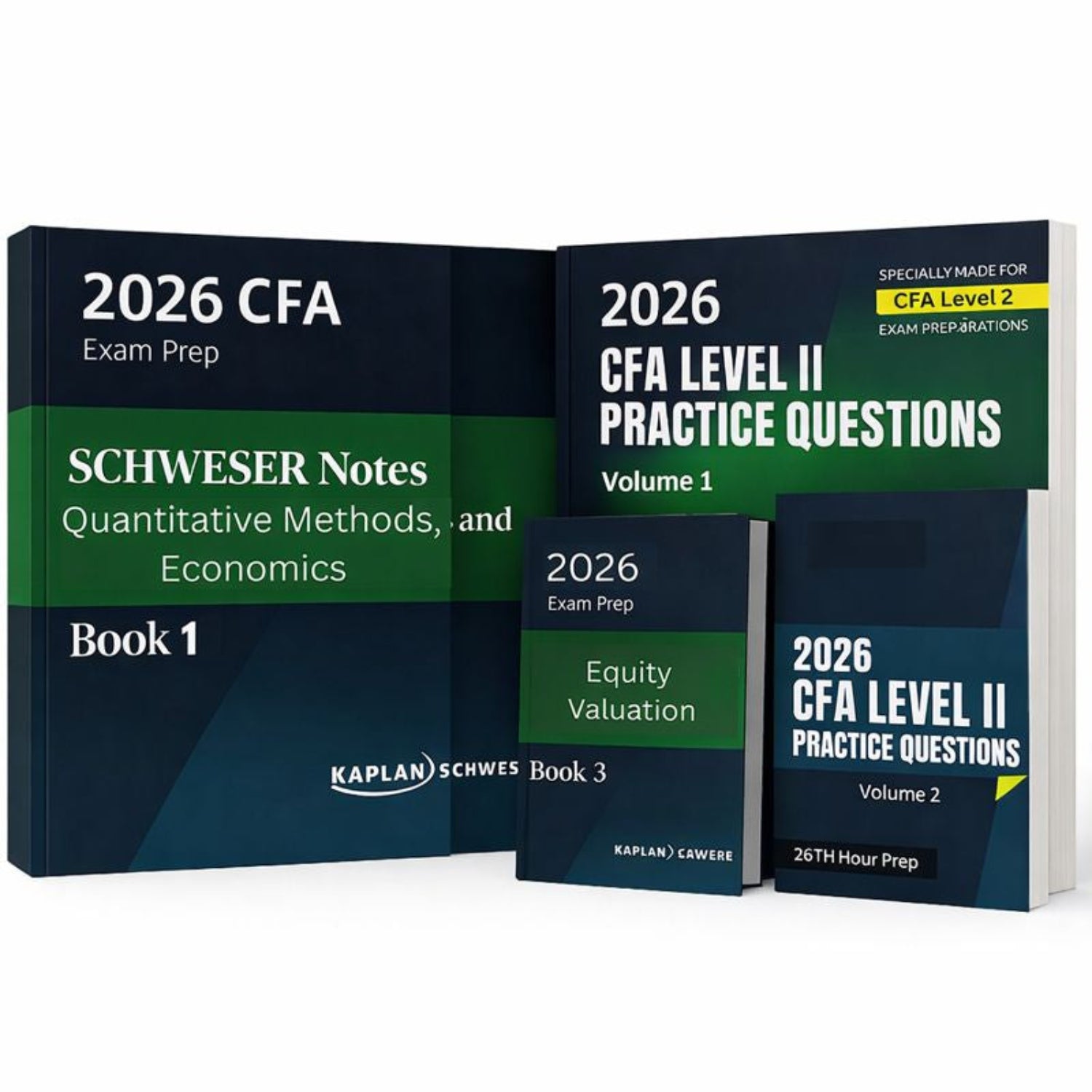 2026 CFA Level 2 Kaplan Schweser Study Material - Set of 7 Books ...