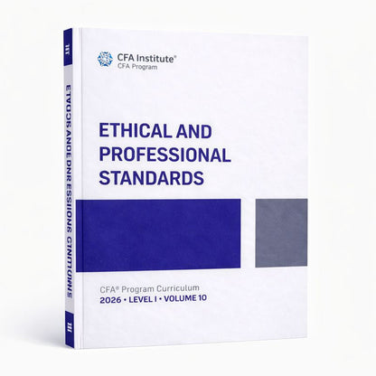 2026 CFA Level 1 Curriculum Complete syllabus set of 10 books