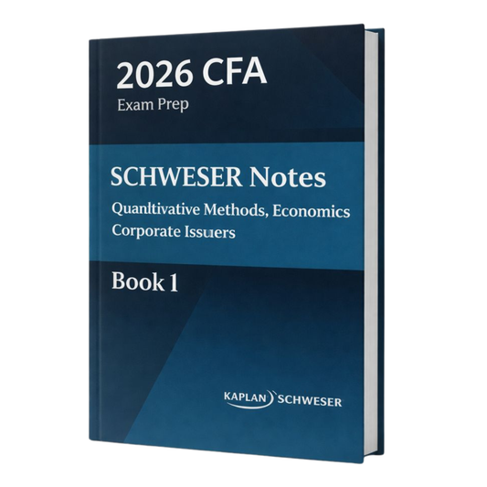 2026 CFA Level 1 Kaplan Schweser Study Material - Set of 6 Books
