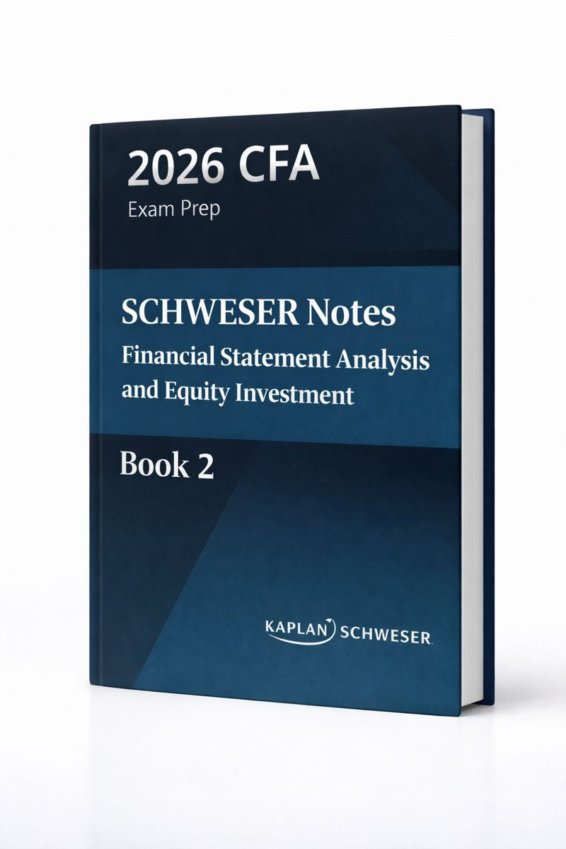 2026 CFA Level 1 Kaplan Schweser Study Material - Set of 6 Books
