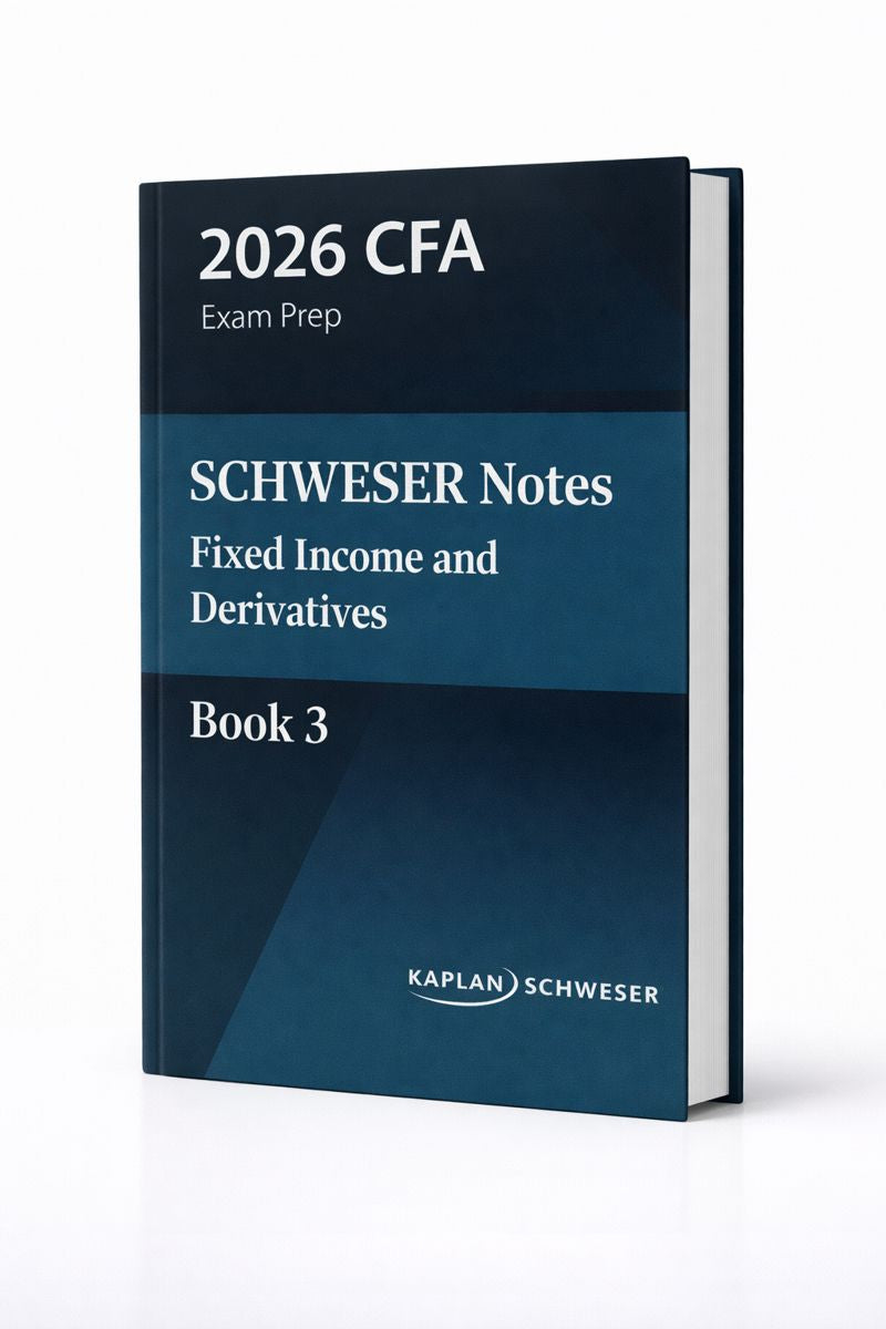 2026 CFA Level 1 Kaplan Schweser Study Material - Set of 6 Books