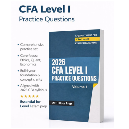 2026 CFA Level 1 Kaplan Schweser Study Material - Set of 6 Books