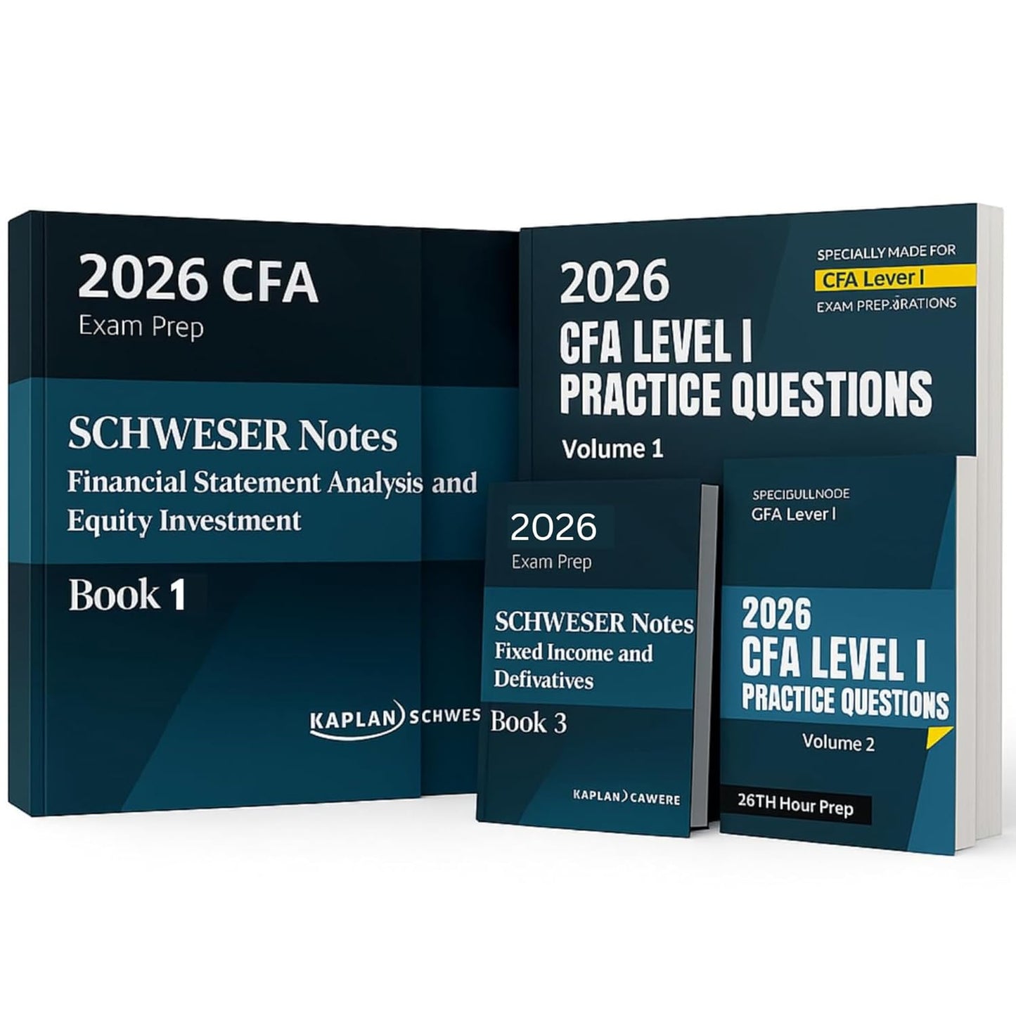 2026 CFA Level 1 Kaplan Schweser Study Material - Set of 6 Books