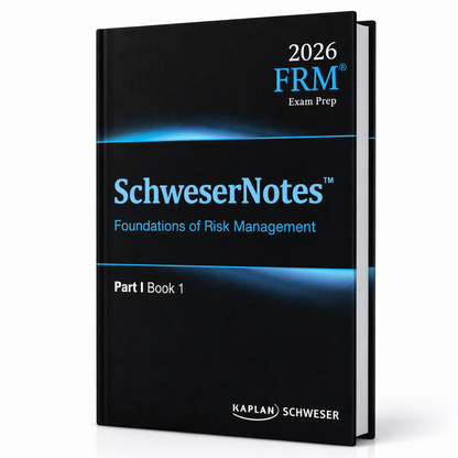 2026 FRM part 1 Kaplan Schweser study material - Set of 4 Books
