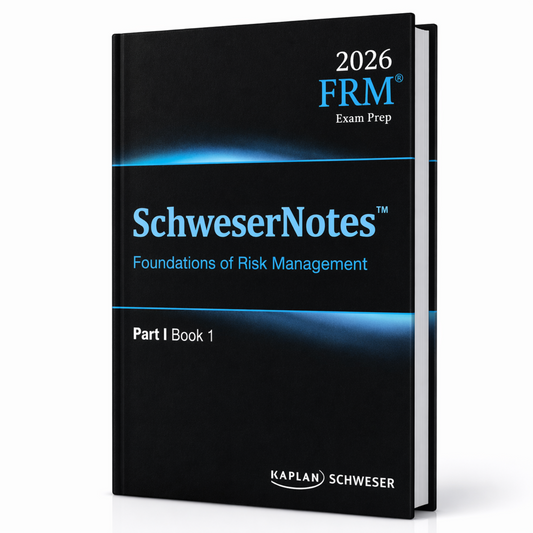 2026 FRM part 1 Kaplan Schweser study material - Set of 4 Books