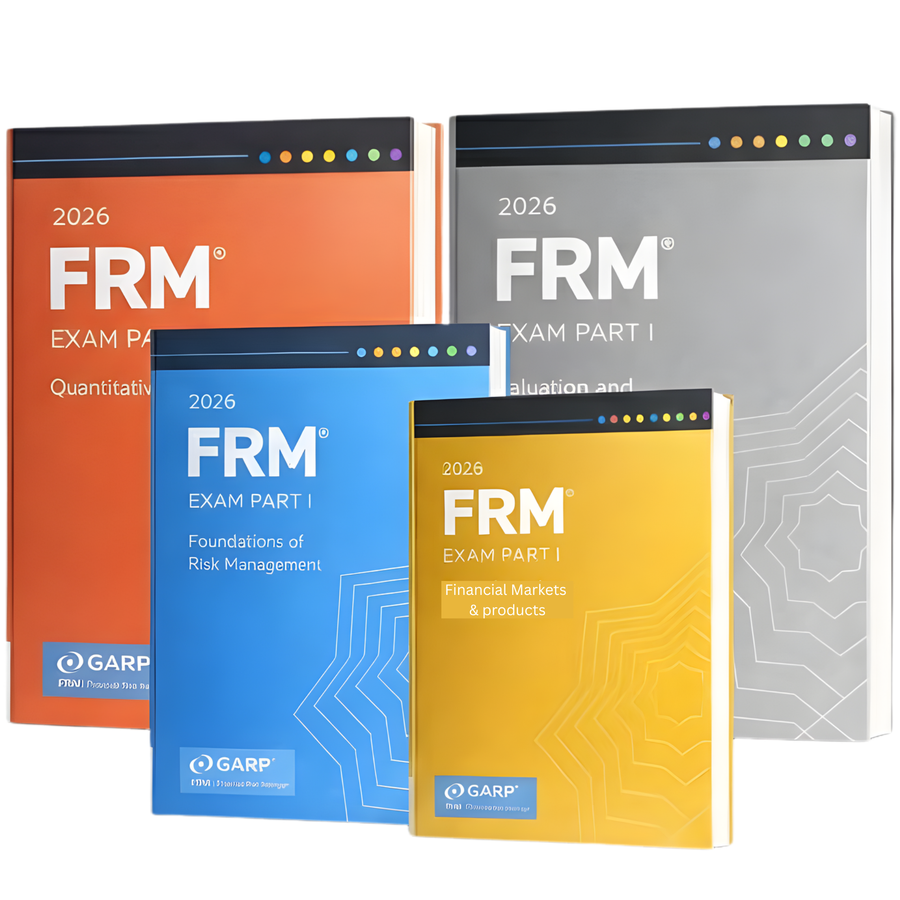 2026 FRM part 1 GARP Study Material - Set of 4 books